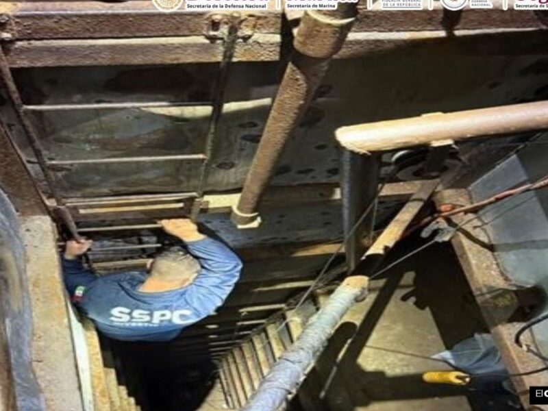 Descubren narcotúnel de 600 metros entre Tijuana y San Diego… y no era del Chapo