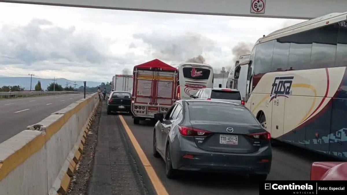 Cierre parcial en la autopista México–Puebla este viernes 20 de junio por trabajos de la CFE en Xoxtla