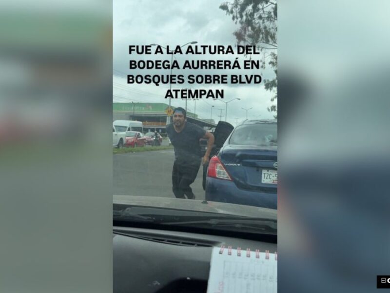 #LordCuchillo desata terror vial en Bosques de San Sebastián: amenazó a otro automovilista