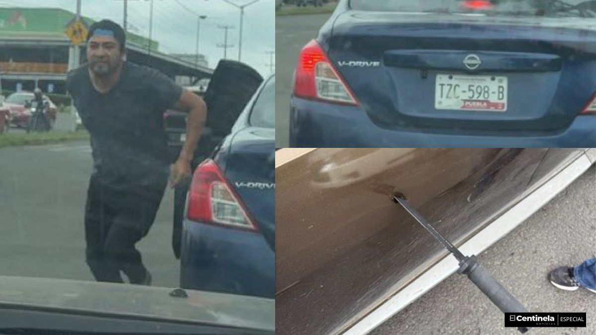 #LordCuchillo desata terror vial en Bosques de San Sebastián: amenazó a otro automovilista