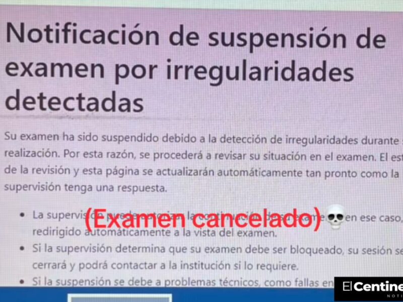 Detectan tramposos en el examen de admisión en línea de la BUAP: el sistema de vigilancia suspende las pruebas