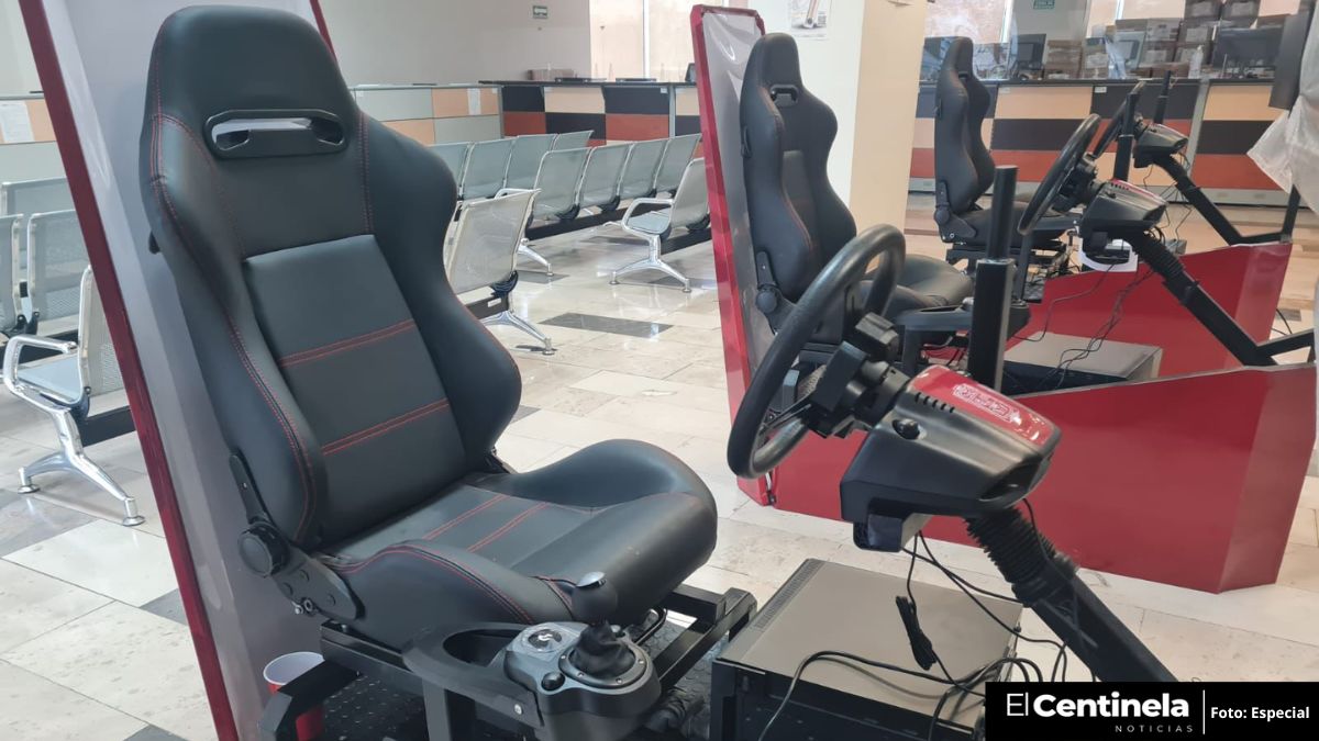 FOTO: Así lucen los nuevos simuladores de manejo en el CIS Angelópolis, requisito para obtener licencia en Puebla