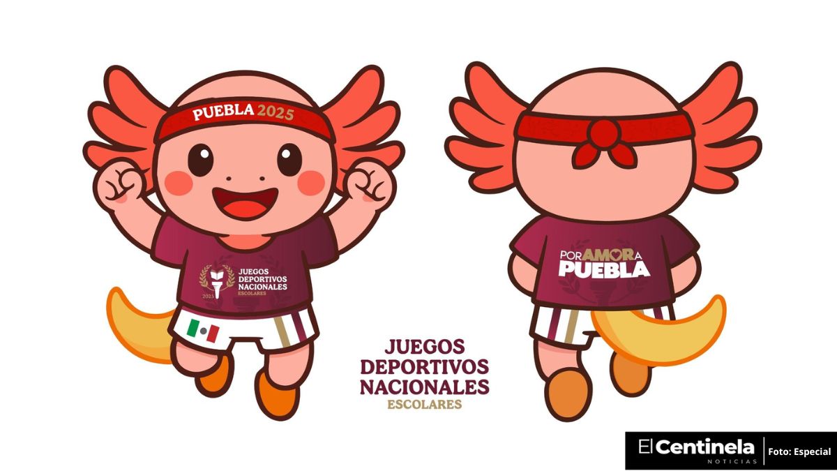 Conócela, así es Axolín, la nueva mascota para los Juegos Deportivos Nacionales Escolares