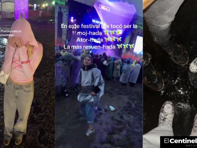 Resuena Dos Equis se convierte en lodazal: fans terminan empapados