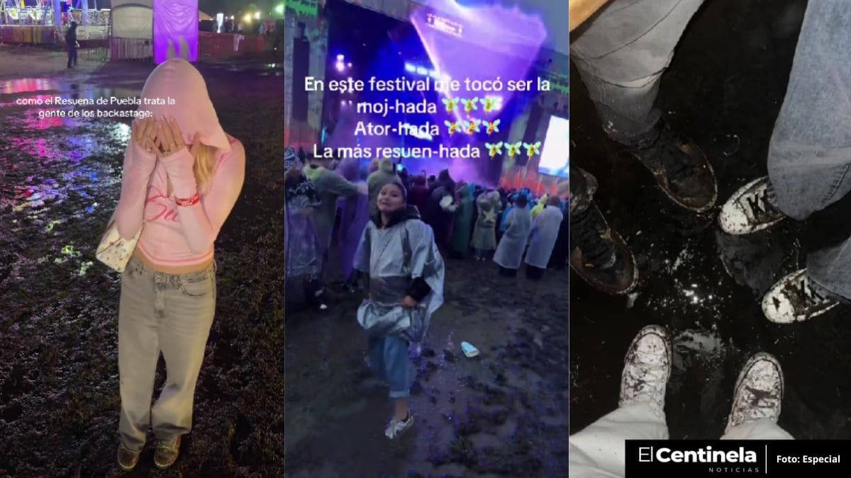 Resuena Dos Equis se convierte en lodazal: fans terminan empapados
