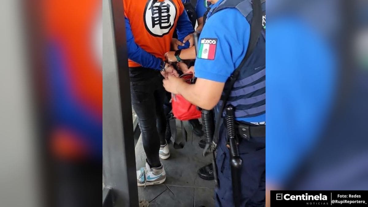 ¿Gokú, eres tú? Detienen a presunto ladrón en Línea 3 de RUTA; vestía sudadera de Dragon Ball