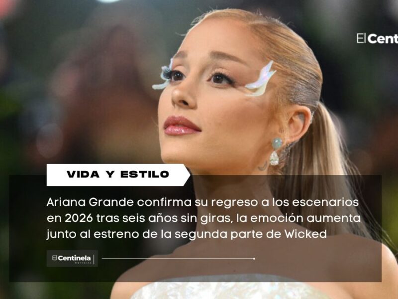 Ariana Grande regresa a los escenarios y anuncia gira mundial 2026, esto sabemos