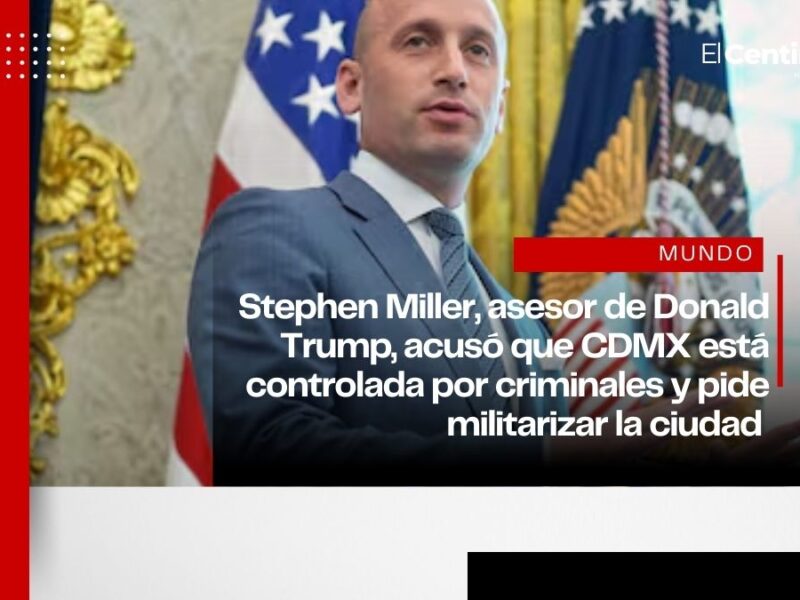 Asesor de Trump acusa que CDMX está gobernada por cárteles y Sheinbaum responde