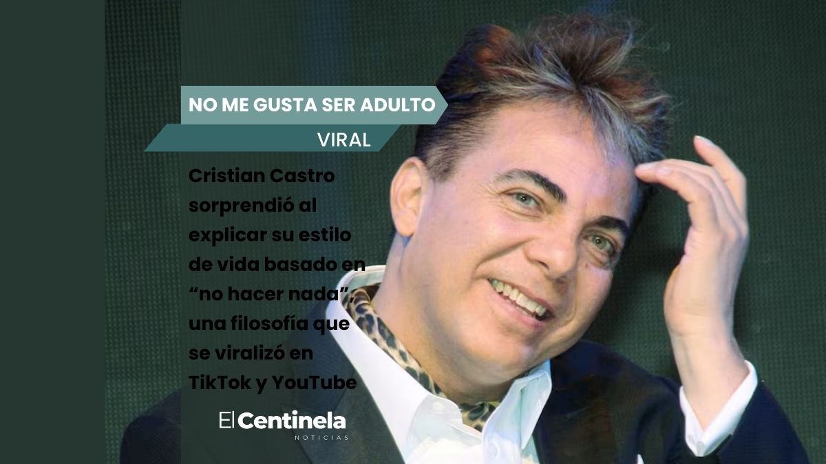 ¿Quién no quisiera esa vida? Cristian Castro explica cómo "no hacer nada y sólo existir"