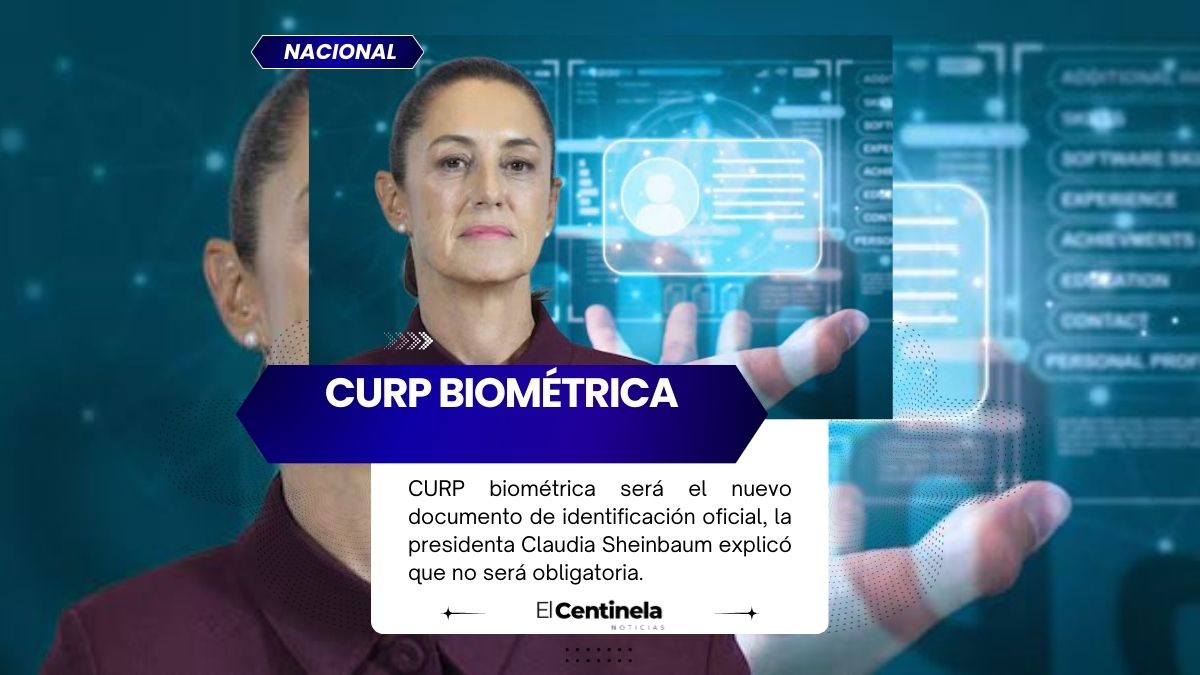 Claudia Sheinbaum, aclaró este viernes que la CURP Biométrica no será obligatoria en instituciones ni organismos del país