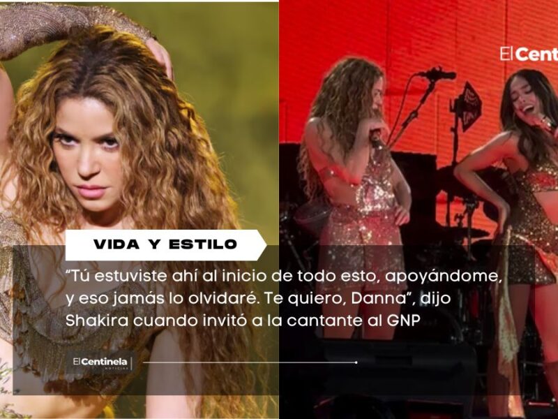 Shakira enciende la CDMX al invitar a Danna Paola para cantar 'Soltera' en el Estadio GNP