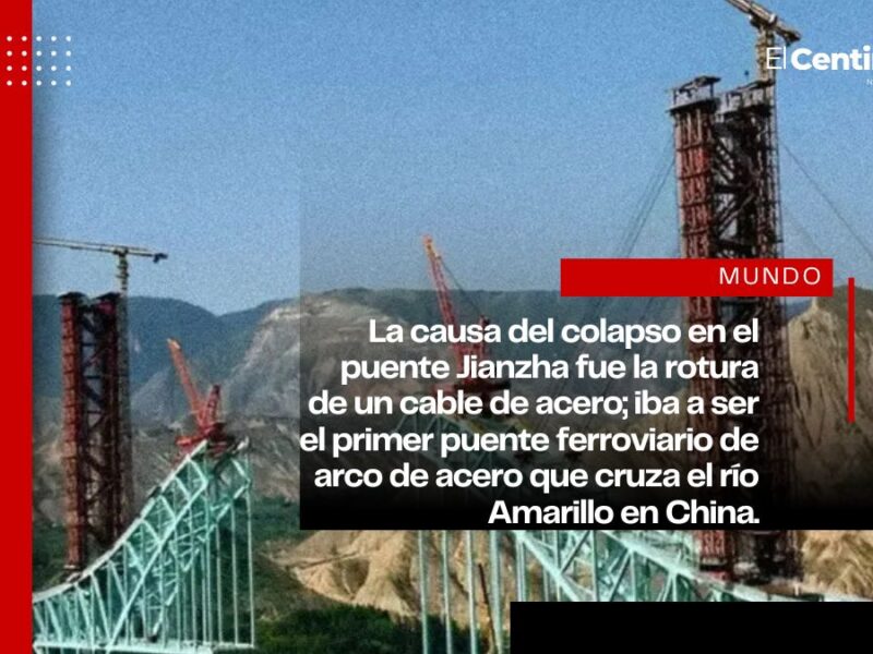 Puente en construcción en China colapsa sobre el río Amarillo; deja 12 muertos