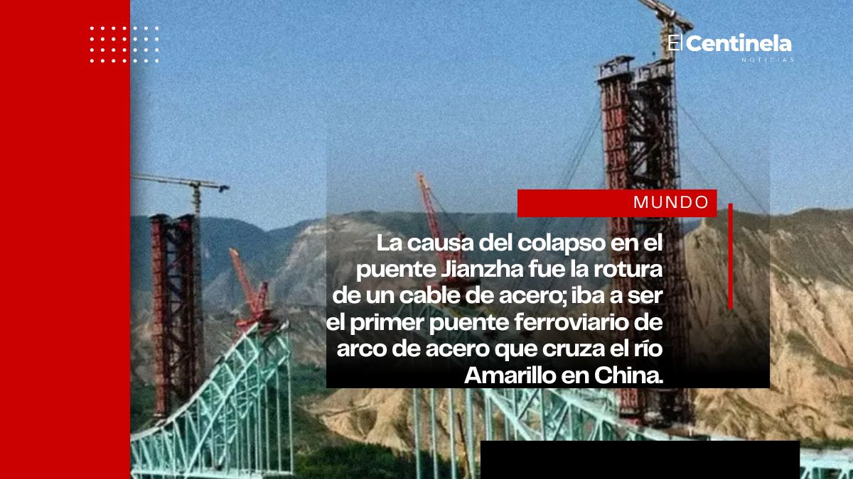 Puente en construcción en China colapsa sobre el río Amarillo; deja 12 muertos