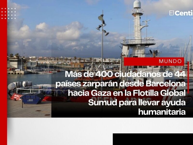Flotilla Global Sumud partirá de Barcelona rumbo a Gaza con apoyo de Susan Sarandon y Greta Thunberg
