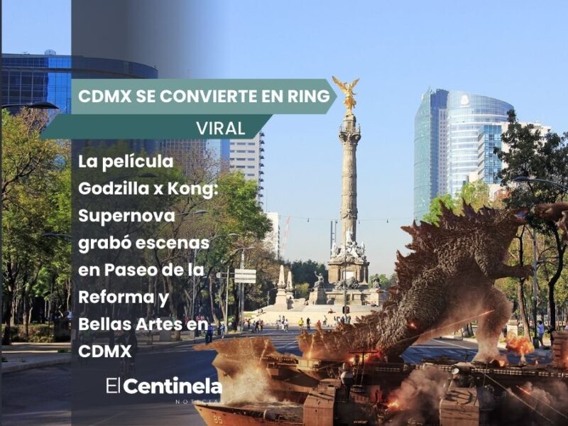 Godzilla y Kong destruyen CDMX: filman escenas en Reforma y Bellas Artes para Supernova