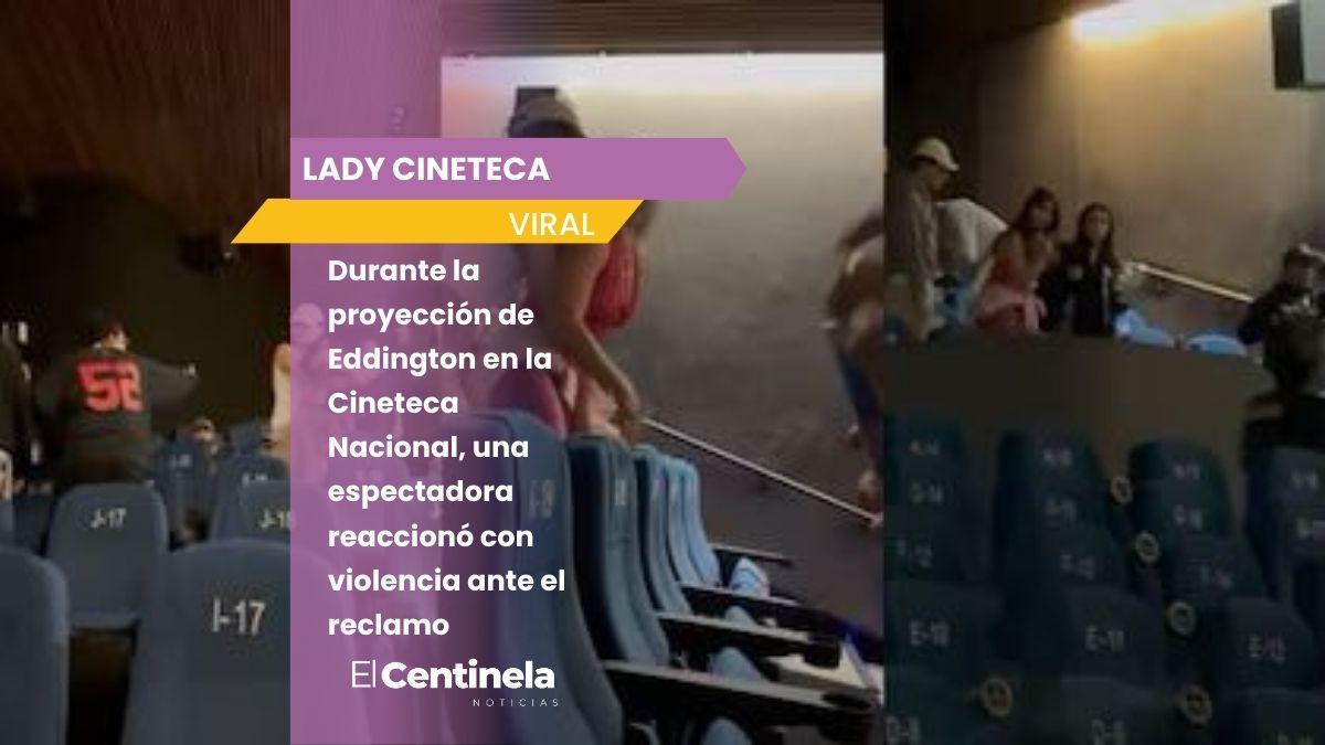 Lady Cineteca protagoniza altercado tras reclamo por no callarse durante una película