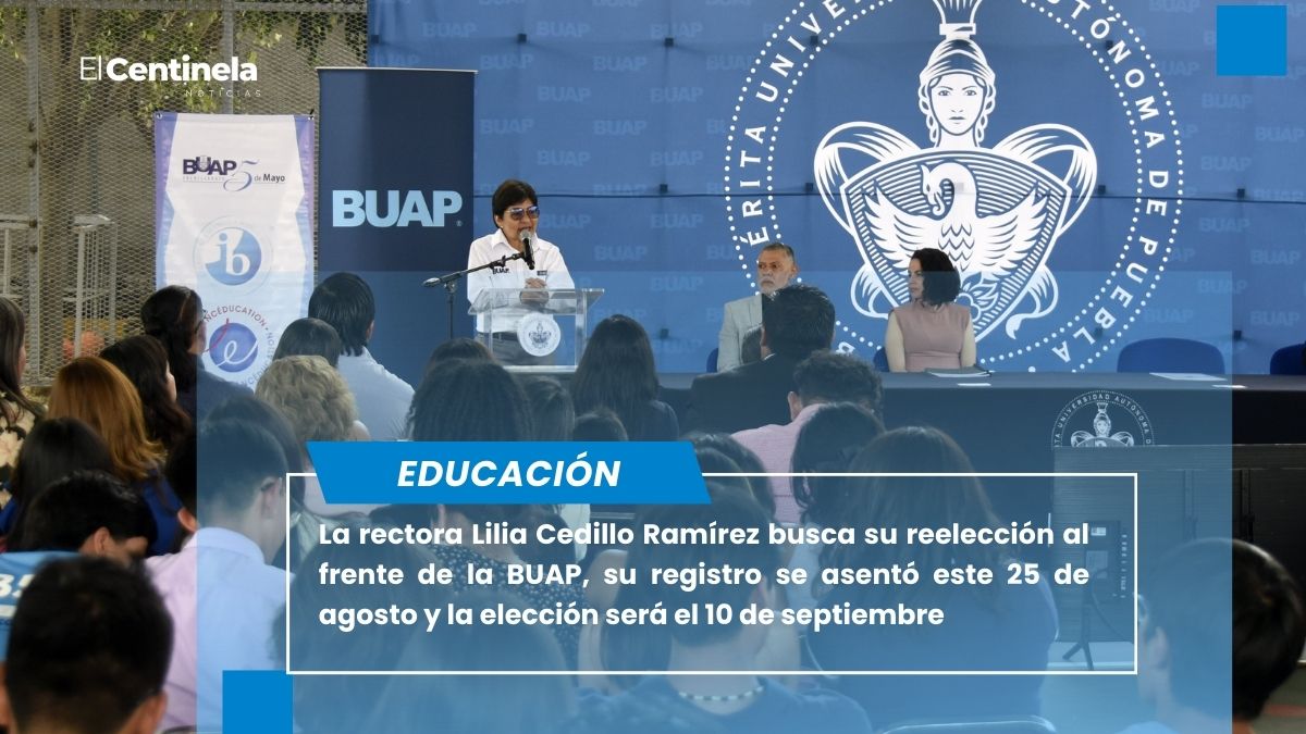 Lilia Cedillo busca reelección en la BUAP: se registra ante la Comisión de Auscultación