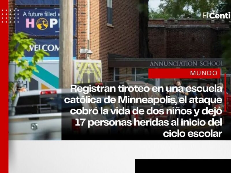 Tragedia en Minneapolis: Tiroteo en escuela católica deja 2 niños muertos y 17 heridos