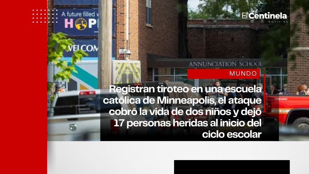 Tragedia en Minneapolis: Tiroteo en escuela católica deja 2 niños muertos y 17 heridos