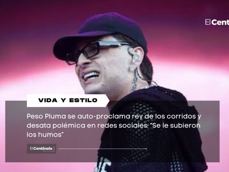 Peso Pluma se auto-proclama rey de los corridos y desata polémica en redes sociales: “Se le subieron los humos”