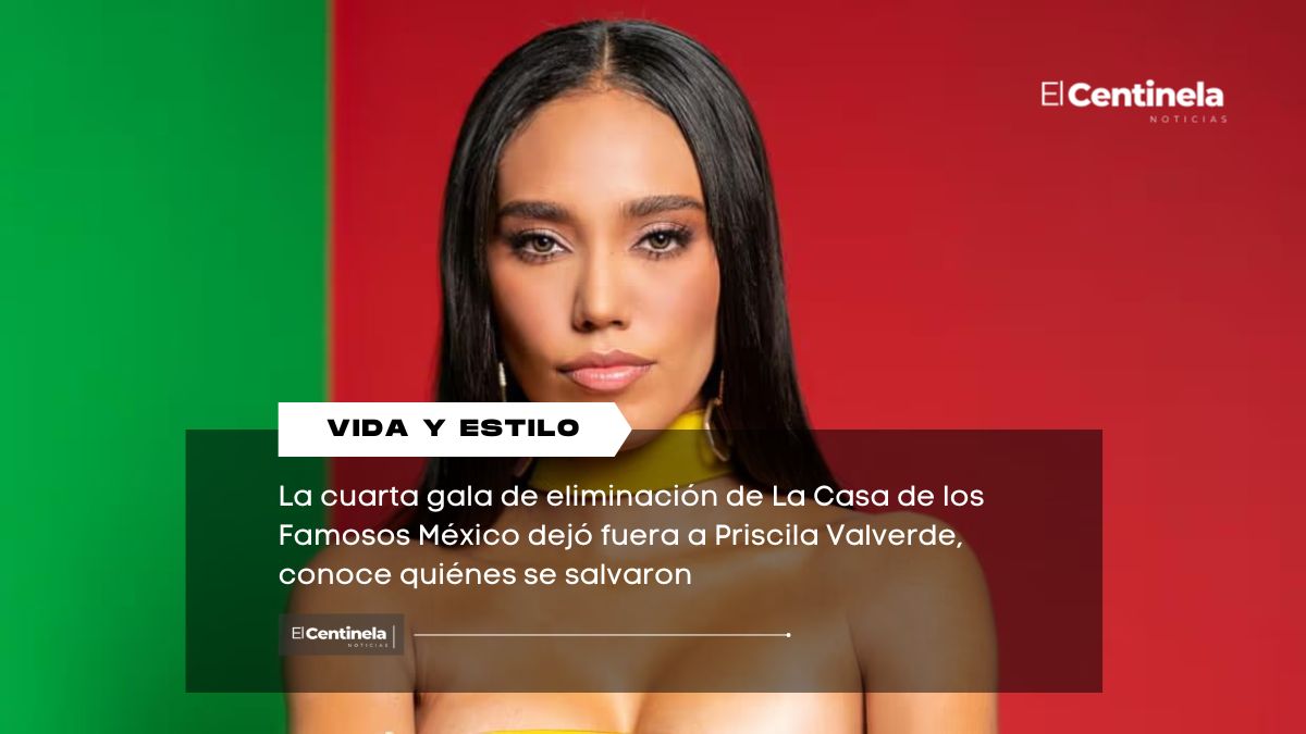 Priscila Valverde es la cuarta eliminada de La Casa de los Famosos México este 24 de agosto