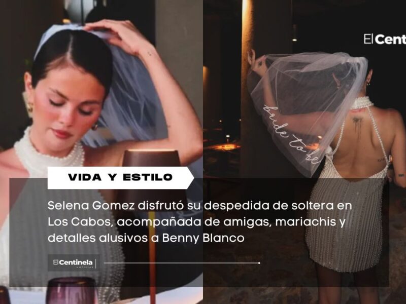 Selena Gomez celebra su despedida de soltera en Los Cabos con mariachis y máscaras de Benny Blanco