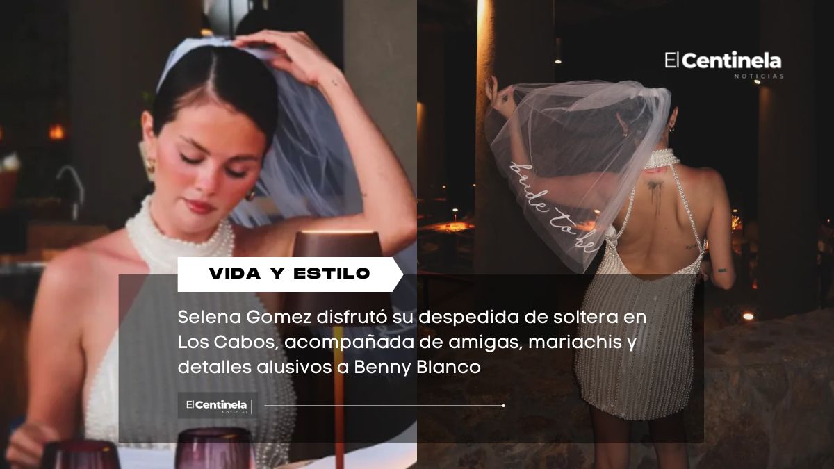 Selena Gomez celebra su despedida de soltera en Los Cabos con mariachis y máscaras de Benny Blanco