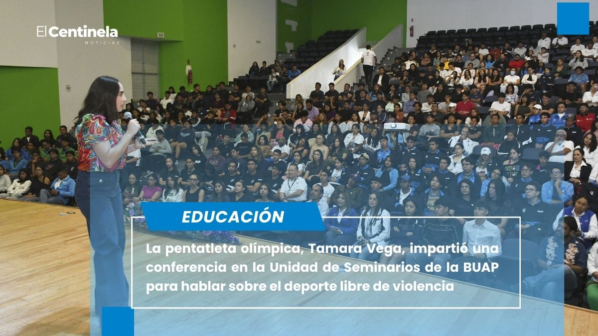 La violencia es el mayor enemigo de un atleta: Tamara Vega imparte conferencia en BUAP
