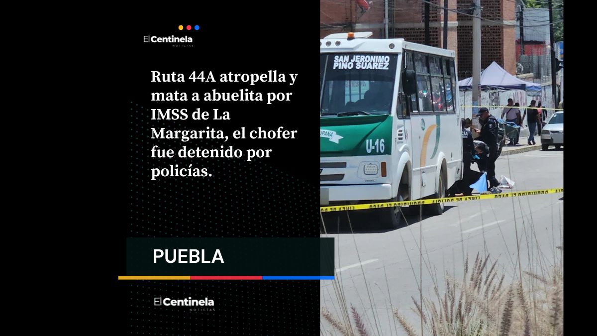 Ruta 44A atropella y mata a abuelita por IMSS de La Margarita