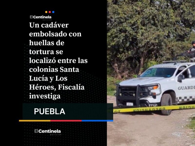 Descubren cadáver embolsado con huellas de tortura entre Santa Lucía y Los Héroes