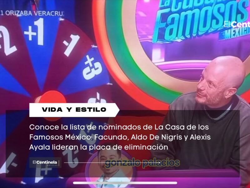 Ellos son los nominados de La Casa de los Famosos México de la quinta semana