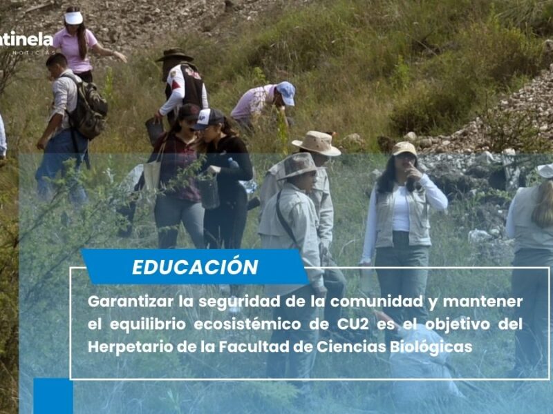 Herpetario de la Facultad de Ciencias Biológicas organiza capacitación para manejo de organismos vivos en CU2