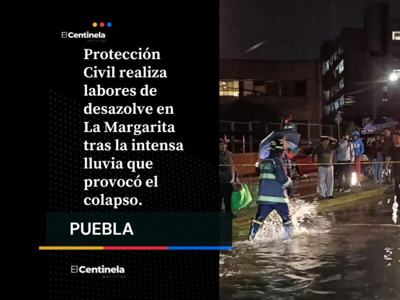 Lluvias colapsan coladeras e inundan vialidades y casas en La Margarita