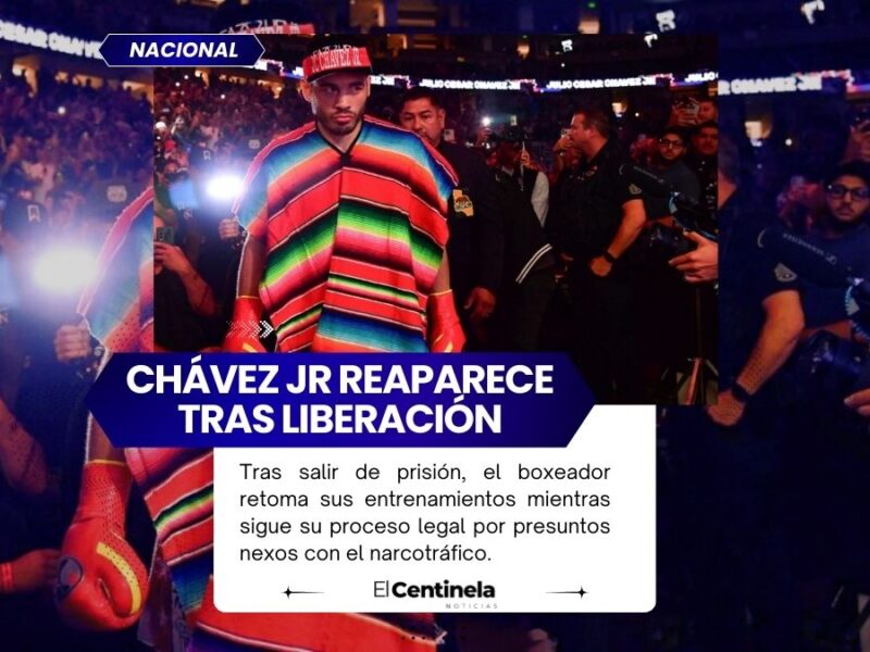 Julio César Chávez Jr reaparece tras salir de prisión en México y retoma entrenamientos
