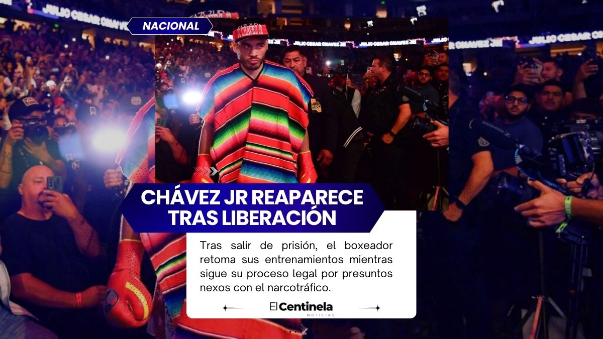 Julio César Chávez Jr reaparece tras salir de prisión en México y retoma entrenamientos