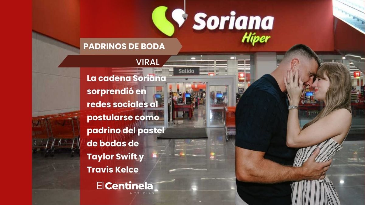Soriana se ofrece como padrino del pastel de bodas de Taylor Swift y Travis Kelce: "Tenemos 1989 razones"