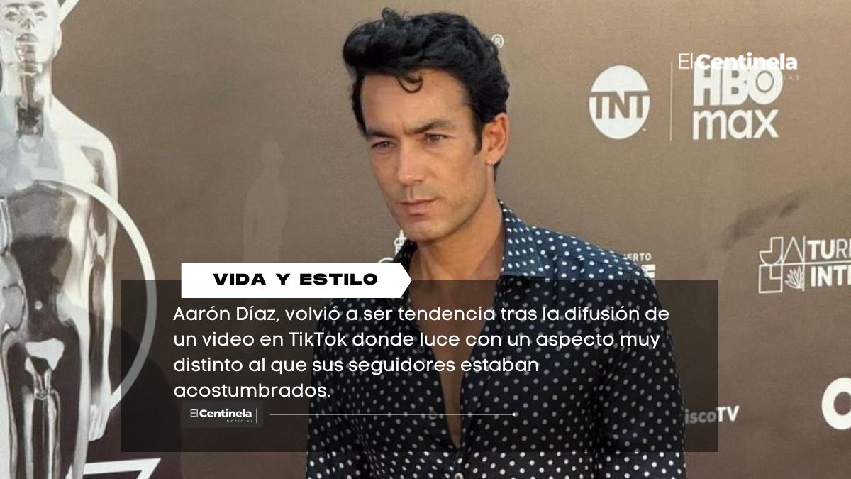 El radical cambio físico de Aarón Díaz que causó preocupación entre sus fans