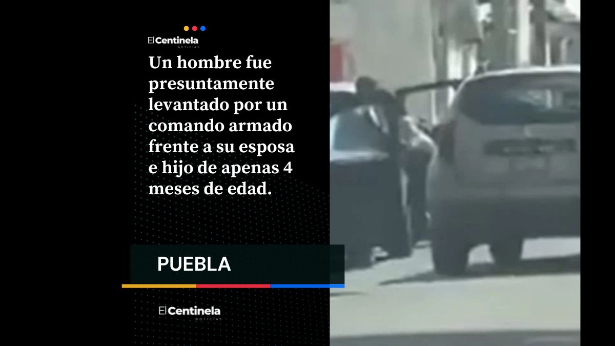 Balean y secuestran a conductor enfrente de su esposa y bebito en Acajete