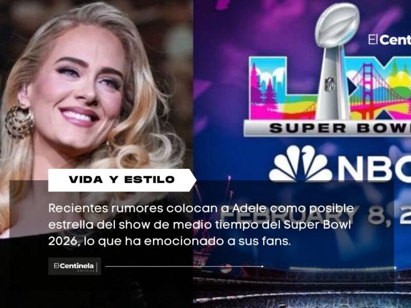 Podría ser Adele la estrella del Super Bowl 2026