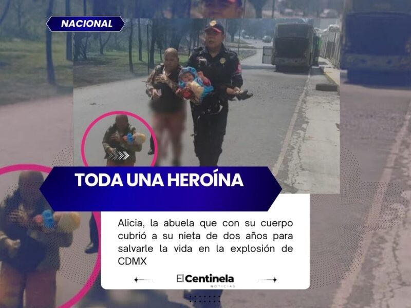 Alicia, la abuela que con su cuerpo cubrió a su nieta de dos años para salvarle la vida en la explosión de CDMX