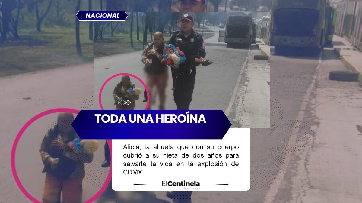 Alicia, la abuela que con su cuerpo cubrió a su nieta de dos años para salvarle la vida en la explosión de CDMX