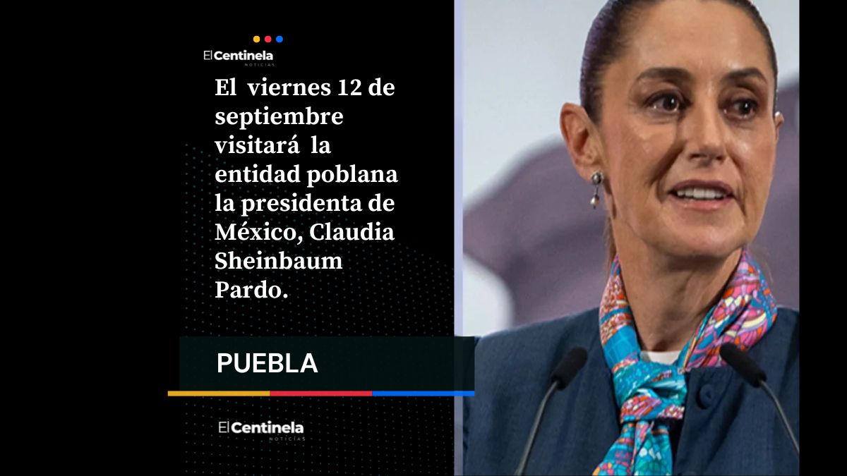 Armenta anuncia visita de Sheinbaum a Puebla este viernes