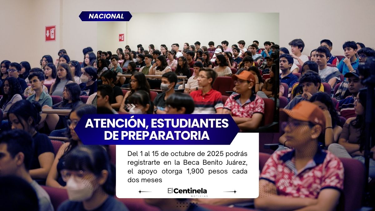 Beca Benito Juárez para Prepa: inscripciones del 1 al 15 de octubre para recibir mil 900 pesos bimestrales