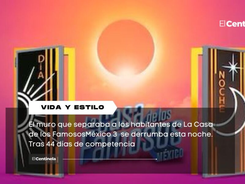 El muro que separaba a los habitantes de La Casa de los Famosos México 3 se derrumba esta noche. Tras 44 días de competencia