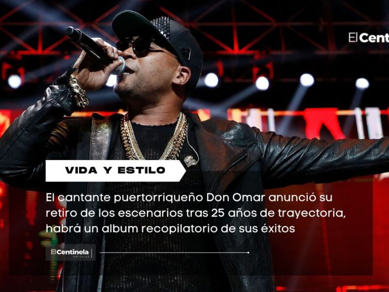 Don Omar anuncia su retiro definitivo tras 25 años de carrera en el reguetón