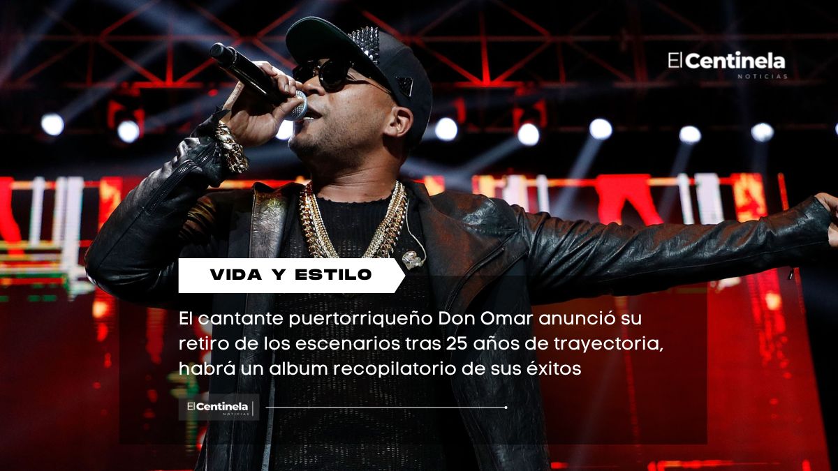 Don Omar anuncia su retiro definitivo tras 25 años de carrera en el reguetón