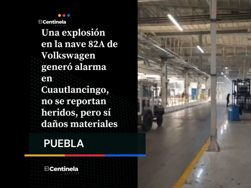 Explosión en planta Volkswagen: nave industrial evacuada, sin heridos confirmados
