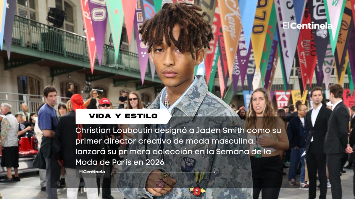 Jaden Smith es el nuevo director creativo masculino de Christian Louboutin, ya prepara colección 2026