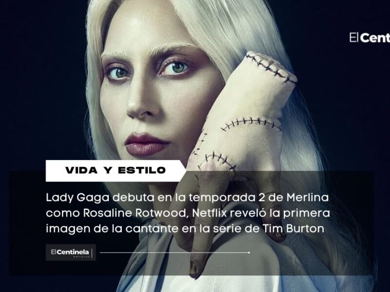 ¡Es perfecta! Así luce Lady Gaga como Rosaline Rotwood para la segunda temporada de Merlina