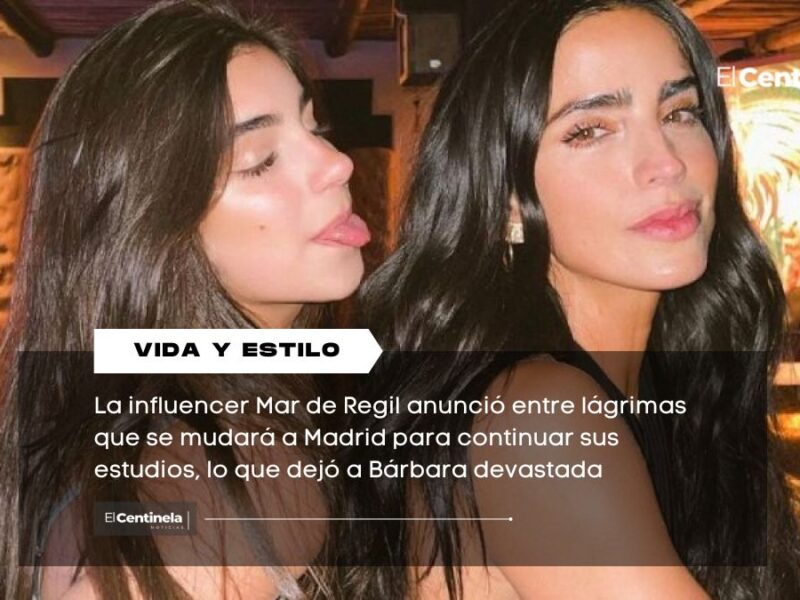 "Me siento muy triste": Mar de Regil se muda a Madrid y comparte emotivo adiós con Bárbara